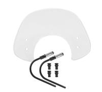 Motorcycle Windshield Windscreen For Piaggio Vespa GTS 250 300 LX125 LX150 LX50 Front Wind Shield Screen Protector Parts Wind Deflector Windshield Windscreen(CLEAR,Short)
