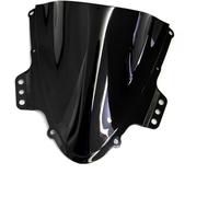 Motorcycle Windshield Windscreen For Suzuki For GSX-R1000 K5 K6 2005-2006 Double Bubble Windshield Screen Security Protection Parts Motorcycle Accessories Motorbike Wind Deflector(Black)