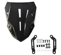 Motorcycle Windshield WindScreen Visor For Kawasaki Z500 SE ABS Z 500 Z500SE 2024 2025 Front Wind Shield Screen Protector Parts Wind Deflector Windshield Windscreen(Black)