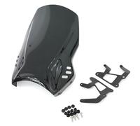 Motorcycle Windshield Windscreen Visor Shield Screen Accessories For Y&amaha For XSR900 2022 2023 2024 Extension Spoiler(Black)