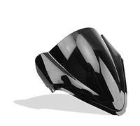 Motorcycle windshield Windscreen Wind Deflector Double Bubble Fit For SU-ZU-KI Hayabusa GSX 1300R GSX-R 1300 GSXR1300 2008-2018 (Color : 1pcs Black) (Color : 1pcs Black)