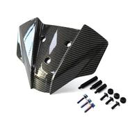 Motorcycle Windshield Windscreen Wind Deflector Protector Cover For 390 Duke 250 Duke 250 Duke 125 390 Duke 2024 2025 Wind Shield Motorbike Windscreen Deflector(Carbon look,X-1)