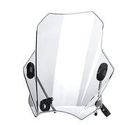 Motorcycle Windshield Windshield Motorcycle Universal Windscreen Motorbikes Deflector (Color : Clear)