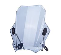 Motorcycle Windshield Windshield Motorcycle Universal Windscreen Motorbikes Deflector (Color : Gris)