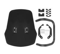 Motorcycle Windshields Compatible With CRF250S For CRF300L For CRF250L For CRF250M 2021-2024 Motorcycle Windscreen Windshield Air Flow Deflector Front Screen Visor(Black)