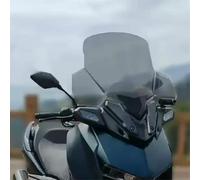 Motorcycle Windshields Compatible With For XMAX300 2023-2024 Motorcycle Front Windshield Modification Accessories Windscreen Screen Wind Deflectors(Grey 63cm)