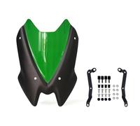 Motorcycle Windshields Compatible With For Z900 For Z650 2020 2021 2022 2023 2024 Motorcycle Accessories Sports WindScreen Windshield Visor Deflector(Green)