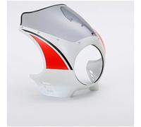 Motorcycle Windshields Compatible With XSR900 2021-2025 2024 2023 Accessories Motorcycle Windshield Fairing Headlight WindScreen Cover Viser Spoiler Covers Screen(White)