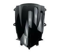 Motorcycle Windshields For YZF R6 2017-2023 For YZF R7 2021-2024 Double Bubble Motorcycle Racing Sports Deflector WindScreen Windshield Windscreen Deflectors(Black)
