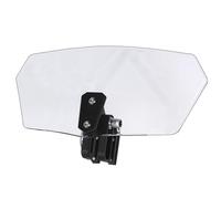 Motorcycle Windshields Universal Increase Height Motorcycle Accessories Sports WindScreen Windshield Wind Deflector Windproof Viser Visor Air Deflector Glass(Transparent)