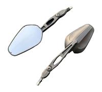 Motorcycle Wing Mirror For BMW Dual Sport Dirt Bikes ATV Motorcycle Foldable Oval Rearview Mirror Motorbike Rearview(A)