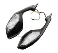 Motorcycle Wing Mirror For YZF For R6 For YZF-R6 2017-2021 For For R1 For YZFR1 2015-2021 Motorcycle Foldable LED Turn Signals Rear View Mirror Bar End Motorbike Rearview