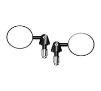 Motorcycle Wing Mirror Motorbike Handlebar Mirror 1 Pair Motorcycle Rear View Convex Mirrors Round 7/8 Inch Handle Bar End Foldable Side Accessories Rearview