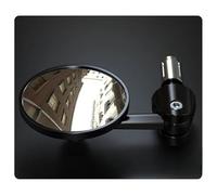 Motorcycle Wing Mirror Motorbike Handlebar Mirror 2pcs Motorcycle Rear View Mirrors Round 7/8" Handle Bar End Foldable Side Universal Accessories Rearview(Color b)