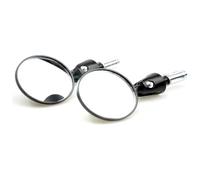 Motorcycle Wing Mirror Motorbike Handlebar Mirror 2pcs/Pair Motorcycle Rear View Mirrors Round 7/8" Handle Bar End Foldable Rearview