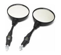 Motorcycle Wing Mirror Motorbike Handlebar Mirror Motorcycle Universal 10mm Side Rearview Foldable Round 10MM Mirrors Moto Accessories Rearview