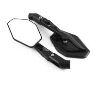 Motorcycle Wing Mirror Motorcycle Foldable Rearview Mirror For BMW C400GT C400X C400 Gt X 2018-UP Wide Angle Adjustable Side Rearview(Black)