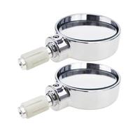 Motorcycle Wing Mirror Universal Motorcycle Scooter Mirror Chrome Plated Black 22mm 7/8" Handle Bar End Rear View Side Mirrors Motorbike Accessories