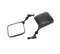 Motorcycle Wing Mirrors For SUZUKI For DR200 For DR250 For DR350 For DRZ400 For DR650 Black Dual Sport Motorcycle Rear View Mirror Rearview Side Mirrors Motorbike Mirrors