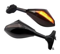 Motorcycle Wing Mirrors For Suzuki For SV650S For SV1000S 2001 2002 2003 2004-2007 Motorcycle LED Arrow Turn Signal Integrated Rearview Sport Mirror Motorbike Mirrors