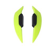 Motorcycle Winglet Aerodynamic Spoiler | 2 Pack ABS Universal Fit | Add Aggressive Sport Look for Motorcycle/ATV/Electric Ride | Easy Adhesive Installation (Fluorescent Green)