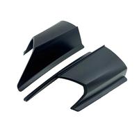 Motorcycle Winglet Aerodynamic Spoiler For CB150 R15 ADV150 NMAX155 XMAX300 TMAX560 TMAX530 Modification Parts Motorcycle ABS Winglets Front Fairing Fin Spoiler Cover(Black)