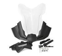 Motorcycle Winglet For BMW R1250GS R1200GS R 1250 1200 GS For ADV Motorcycle For Rally Rooster Head Windscreen Windshield Deflector Spoiler Cover Motorcycle spoiler(C Transparent)