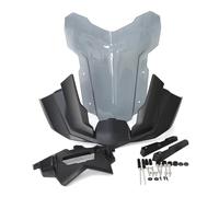 Motorcycle Winglet For BMW R1250GS R1200GS R 1250 1200 GS For ADV Motorcycle For Rally Rooster Head Windscreen Windshield Deflector Spoiler Cover Motorcycle spoiler(B Grey)
