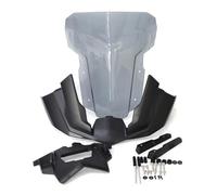 Motorcycle Winglet For BMW R1250GS R1200GS R 1250 1200 GS For ADV Motorcycle For Rally Rooster Head Windscreen Windshield Deflector Spoiler Cover Motorcycle spoiler(Grey)