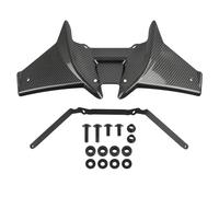Motorcycle Winglet For CB750 For HORNET For CB 750 Downforce Naked Frontal Spoilers Winglet Aerodynamic Wing Deflector Beak Nose Cone Front Spoiler Aerodynamic wing spoiler(Twill pattern)