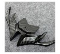 Motorcycle Winglet For CFMOTO 250SR 250sr For CF MOTO 250 SR MY22 Motorcycle Mirrors Front Fairing Winglets Wing Side Wings Spoiler Fairing Side Winglet(Type A Glossy Carbon)