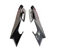 Motorcycle Winglet For Kawasaki For Ninja 1000 SX 1000SX Adjustable Rotating Rearview Modified Motorcycle Mirrors Winglets Wind Side Wing Spoiler Aerodynamic Winglets(A Mirrors)