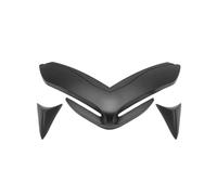 Motorcycle Winglet For KAWASAKI Z900 2018 2019 2020 Motorcycle Front Fairing Aerodynamic Winglets Front Beak Nose Cone Extension Cover Extender Moto Parts(Black)