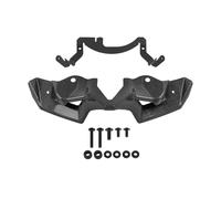 Motorcycle Winglet For KAWASAKI Z900 2020-2024 Motorcycle Front Spoiler Downforce Winglets Fairing Aerodynamic Beak Nose Cone Extension Cowl Moto Parts(Plaid pattern)