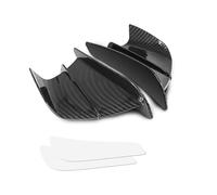 Motorcycle Winglet For YZF R1 R1M R7 R6 R3 R125 FZ6R TZR50 FZ1 For Fazer 8 Motorcycle Winglet Spoiler(Carbon texture)