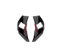 Motorcycle Winglet For YZF R15 For YZF-R15 V4 2022 2023 Motorcycle Fairing Parts Fixed Wing Wind Aerodynamic Winglet Windshield Spoiler Motorcycle spoiler(Glossy black)