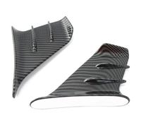 Motorcycle Winglets 2pcs Universal Motorcycle Fairing Side Winglet Aerodynamic For Wing Deflector Spoiler Side Air Deflectors Spoilers Fixed Winglet Accessories