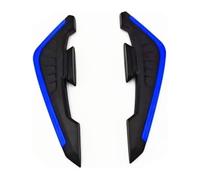 Motorcycle Winglets Aerodynamic Dynamic Spoiler Wings Sticker Motorcycle Front Fairing Aerodynamic Winglets Side Panel Cover Fairing(Blue)
