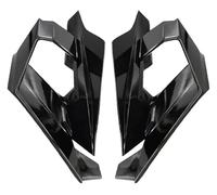 Motorcycle Winglets For CBR650R CBR 650R 2019-2024 Fairing Winglets Fin Trim Cover Motorcycle Wing Protector Wind(Bright Black)