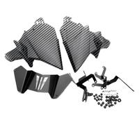 Motorcycle Winglets For Tracer9 GT 2021-2024 Engine Lower Spoiler Belly Pan Fairing Mounting Bracket Motorcycle(Carbon Fiber Look)