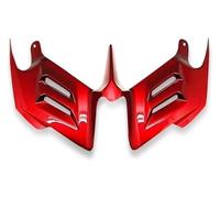 Motorcycle Winglets For YZF-R3 YZF-R6 YZF-R25 2008-2016 Motorcycle Naked Front Spoiler Winglet Aerodynamic Wing Kit(Red)