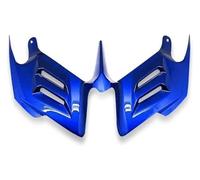Motorcycle Winglets For YZF-R3 YZF-R6 YZF-R25 2008-2016 Motorcycle Naked Front Spoiler Winglet Aerodynamic Wing Kit(Blue)