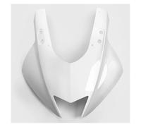 Motorcycle Wings For YZF-R3/For YZF-R25 2019-2023 Front Nose Upper Cowl Fairing Headlight Cowl Mask Cover Nose Upgrade Style Small Eyes(White)