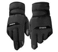 Motorcycle Winter - Breathable Thermal, Anti Slip Men Waterproof Warm Cold Weather Riding, Freezer Work Outdoor Work | Adjustable Wrist Thickened Velvet Palm Grip Protection