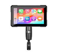 Motorcycle Wireless CarPlay 5 Inch Screen for Yamaha FZ1 FZ 1 2006-2015 FZ6 FZ6R FZ6 S2, Portable Navigation Waterproof Riding Recorder, Touch Display with Handlebar Mount