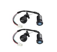 Motorcycle With 4 Wire Ignition Switch Key For 50cc-250cc Start Door Locks ATV Waterproof Lgnition Pads Brake(2pcs waterproof)