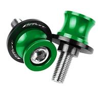 Motorcycle With Logo Swingarm Spools Stand Screws Modified 8MM For BMW C600 Sport C600Sport 2011 2012 2013 2014 2015(8MM Green)