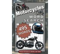 Motorcycle Word Search Puzzle Book: 55 Motorcycle Word Search Puzzles for Adults, Seniors, and Teens.