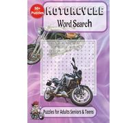 Motorcycle Word Search Puzzle Book: Word Searches with Easy to Read Print Celebrating the Open Road, Biker Life & Two-Wheeled Freedom and More| 6x9 ... Gift for Vacations, Holidays and Free Times