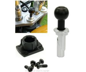 Motorcycle Yoke Mount with Female 1" Ball AMPS Adaptor Fits Honda CBR1000RR